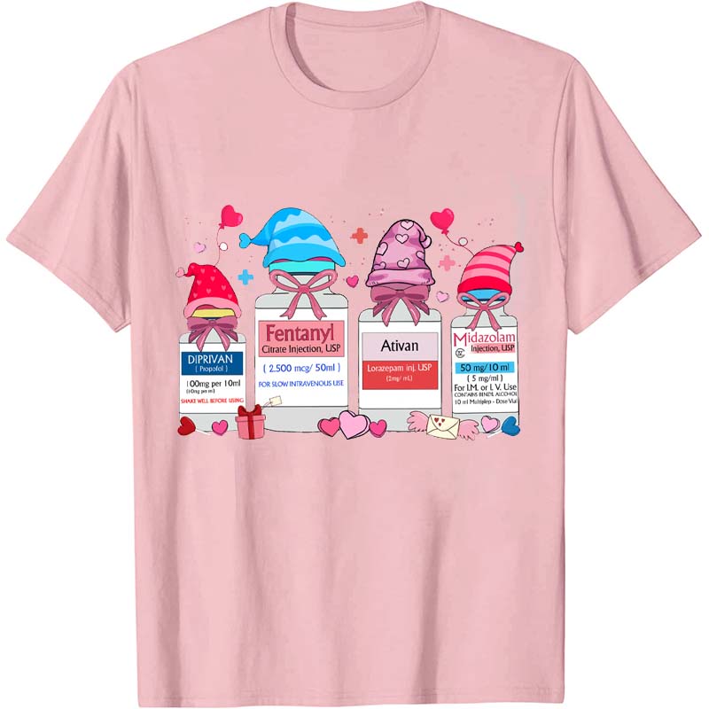 Personalized Valentine Vibe Nurse T-Shirt