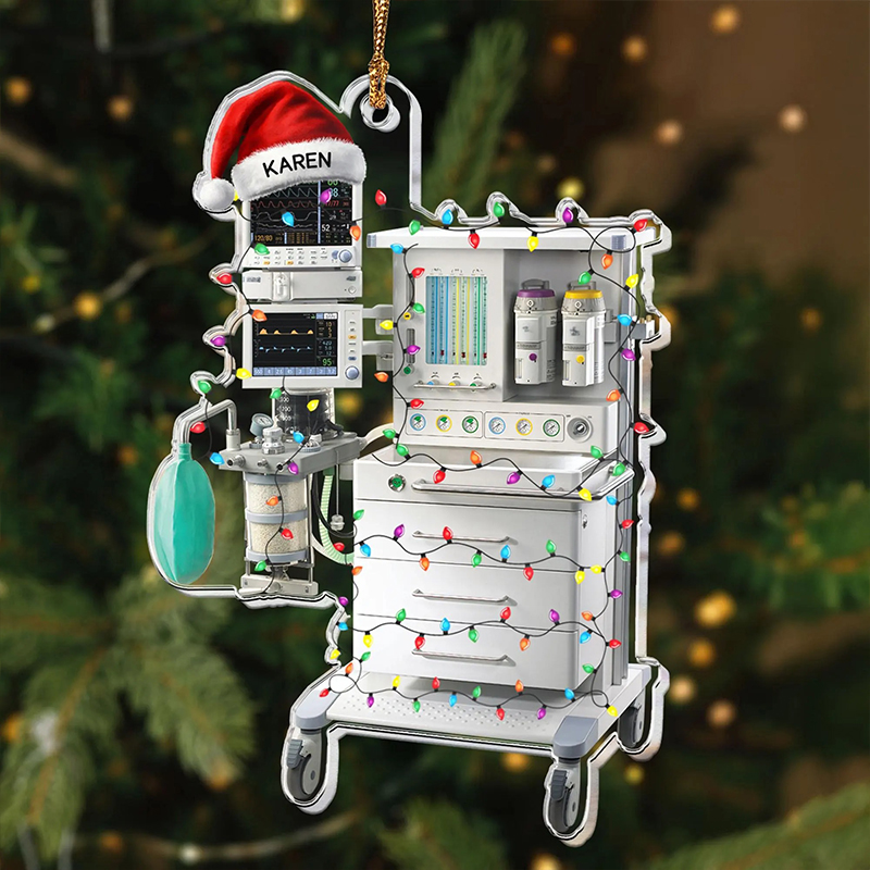 Ventilator Machine Christmas Ornament
