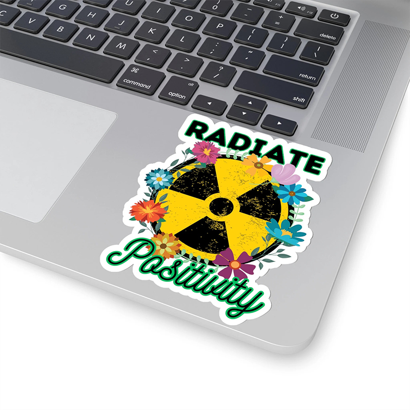 Floral Radiate Positivity Stickers