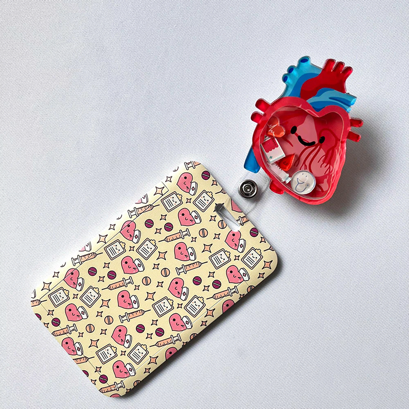 Anatomical Heart Shaker Badge Reel