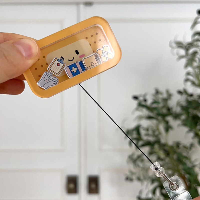 Bandage Shaker Badge Reel