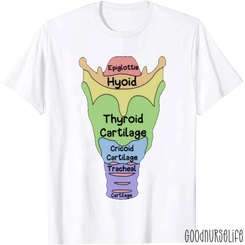 Larynx Anatomy Nurse T-Shirt