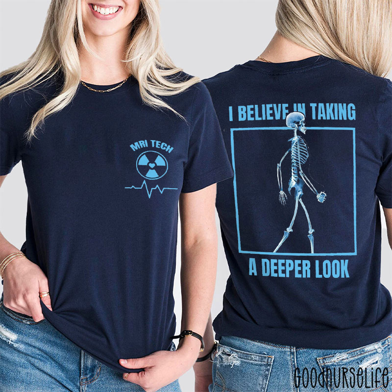 Personalized I Believe In Taking A Deeper Look Two Sided T-Shirt