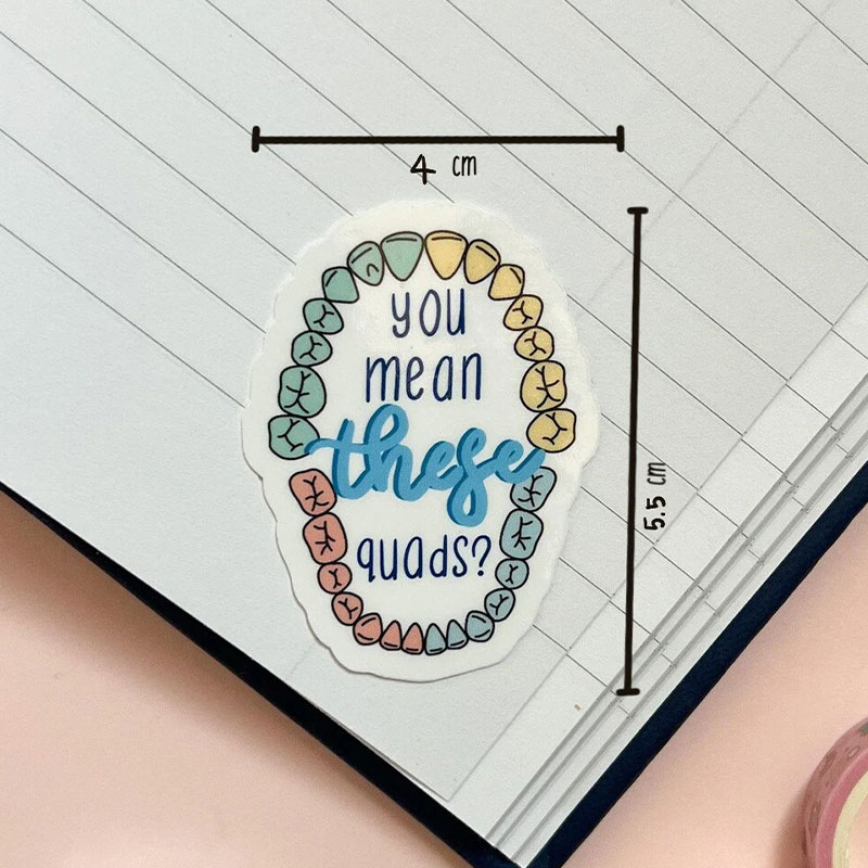 You Mean These Quads Stickers