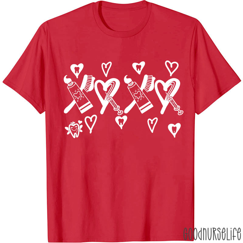 Dental Valentine XOXO T-shirt