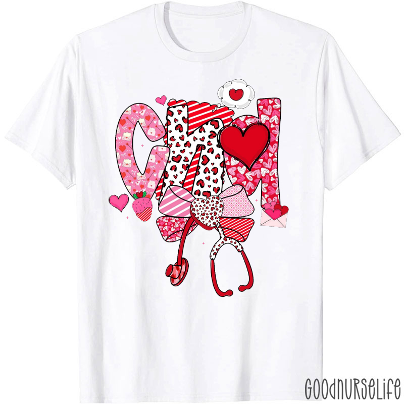 Personalized Stethoscope Bow Nurse T-Shirt