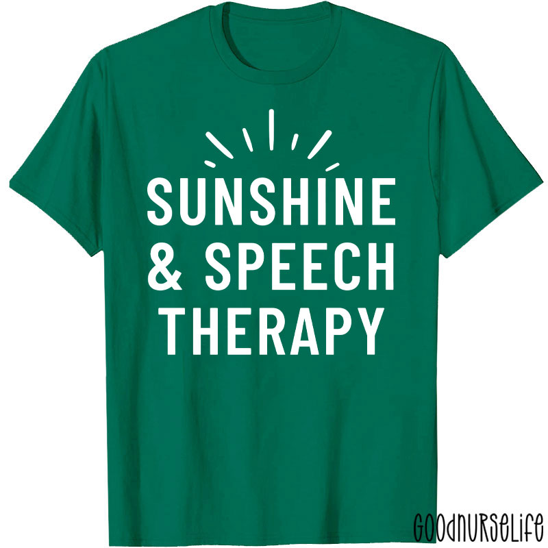 Sunshine & Speech Therapy T-Shirt