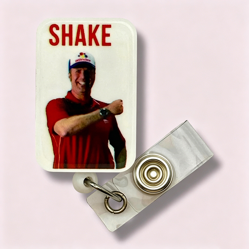 Shake And Bake Badge Reel