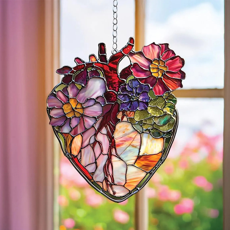Anatomical Heart Suncatcher