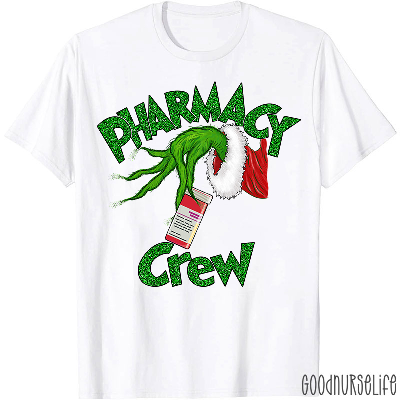 Funny Christmas Pharmacy Crew Nurse T-shirt