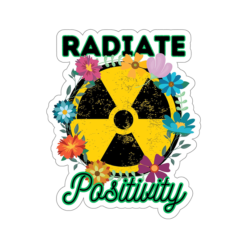 Floral Radiate Positivity Stickers