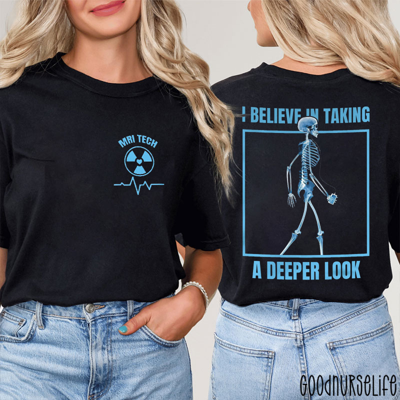Personalized I Believe In Taking A Deeper Look Two Sided T-Shirt