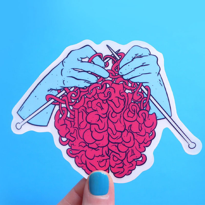 Weaving The Brain Nurse Stickers