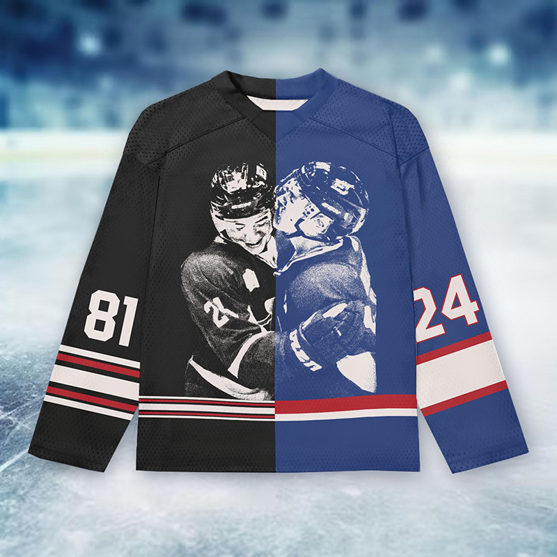 Hockey Romance Fans Long Sleeve Jersey