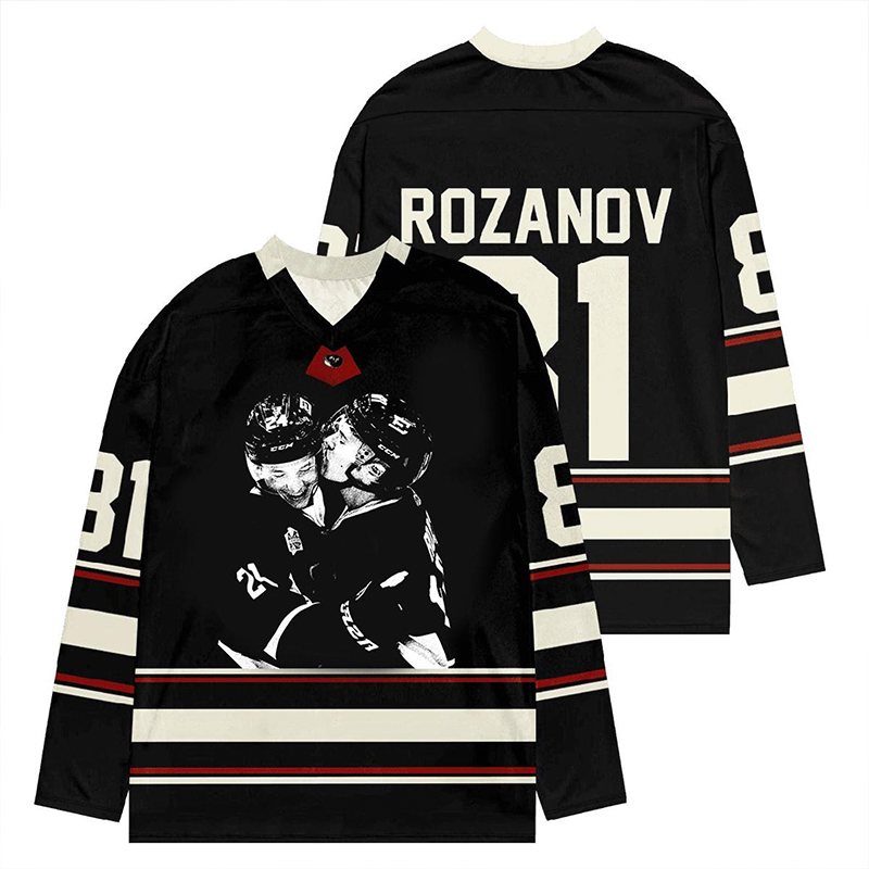 Hockey We Didn't Even Kiss Long Sleeve Jersey