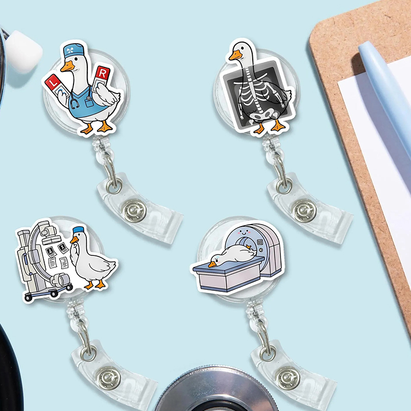 Funny Goose Radiology Badge Reel