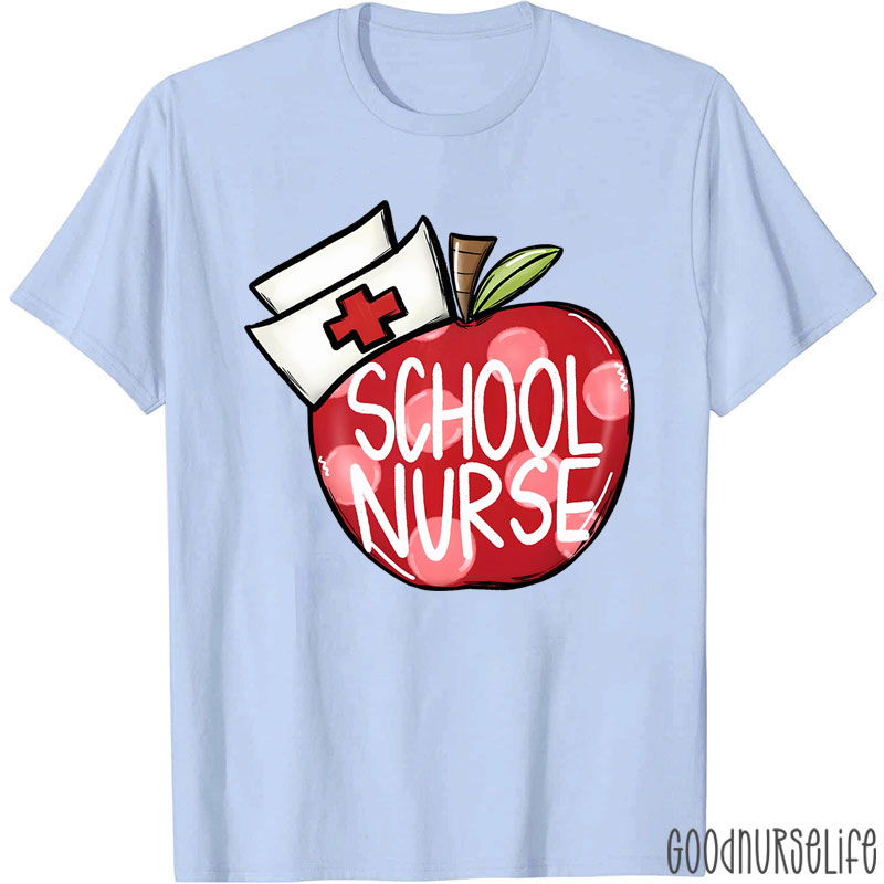 School Nurse Apple T-Shirt