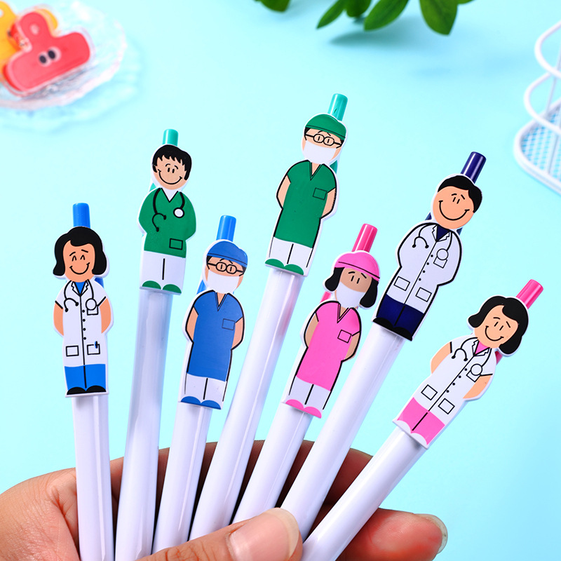 Cartoon Doctor Nurse Ballpoint Nurse Pens