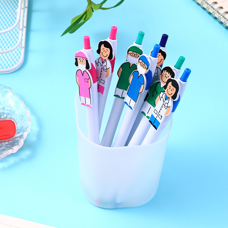 Cartoon Doctor Nurse Ballpoint Nurse Pens