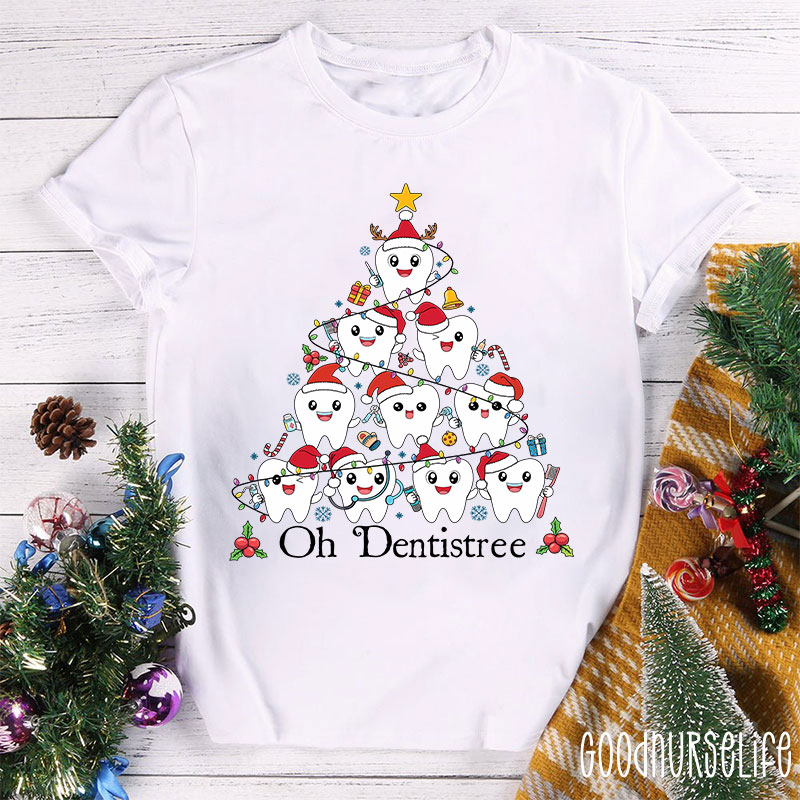 Oh Dentistree Cute Teeth Nurse T-shirt