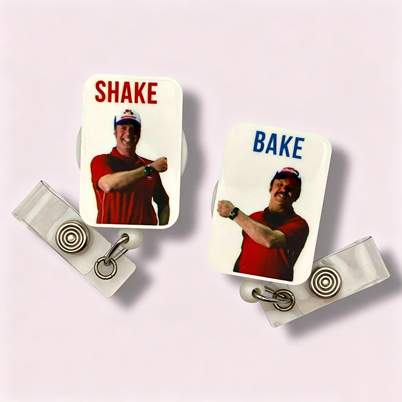 Shake And Bake Badge Reel