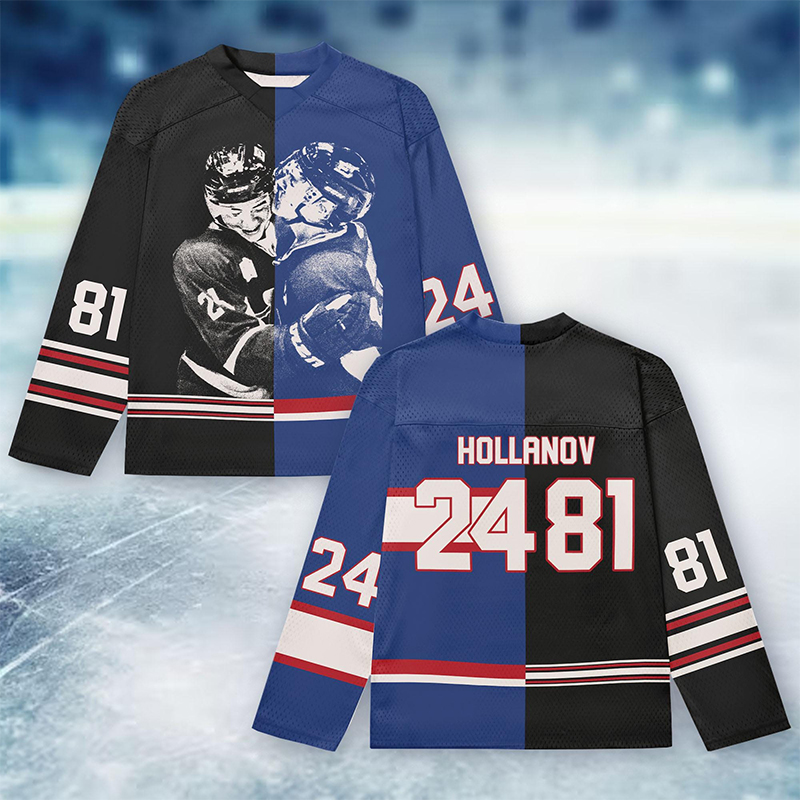 Hockey Romance Fans Long Sleeve Jersey