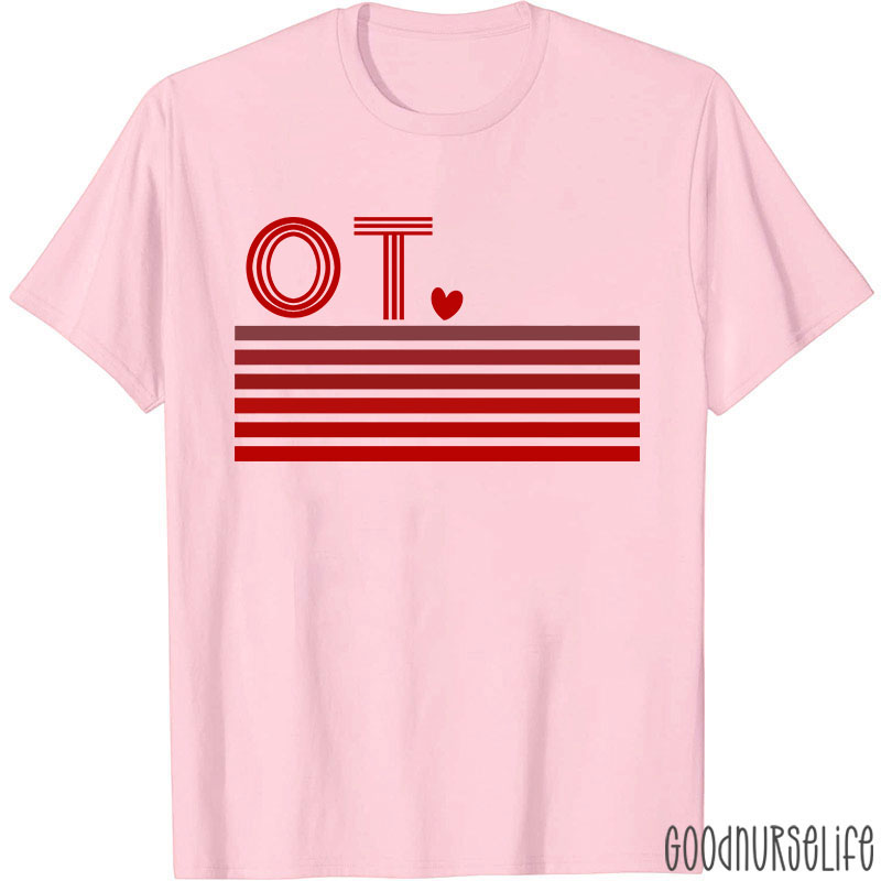 Occupational Therapy Cute Heart T-Shirt