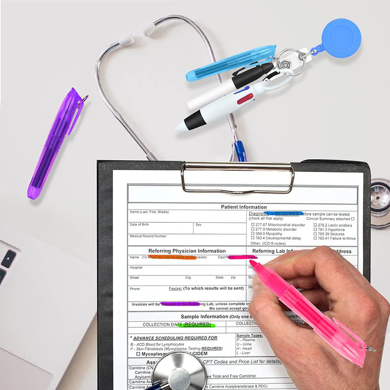 Pen Set Nurse Badge Reel