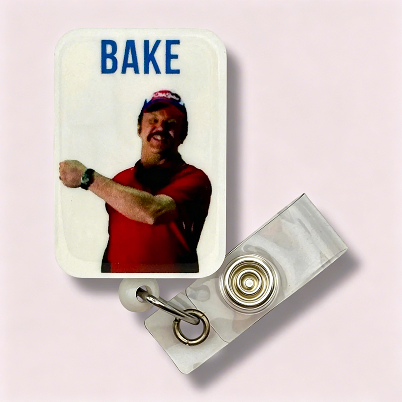 Shake And Bake Badge Reel