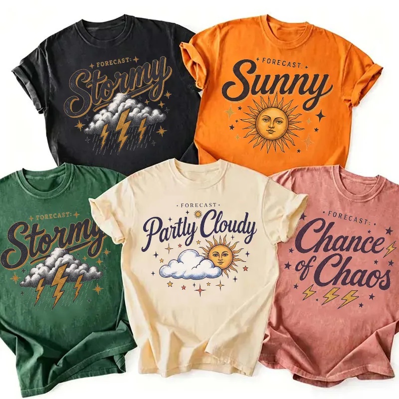 Personalized Celestial Weather Group Shirts Nurse T-Shirt