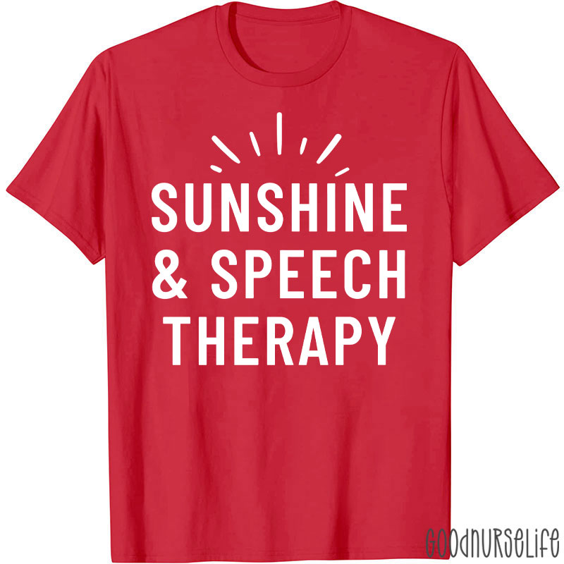 Sunshine & Speech Therapy T-Shirt