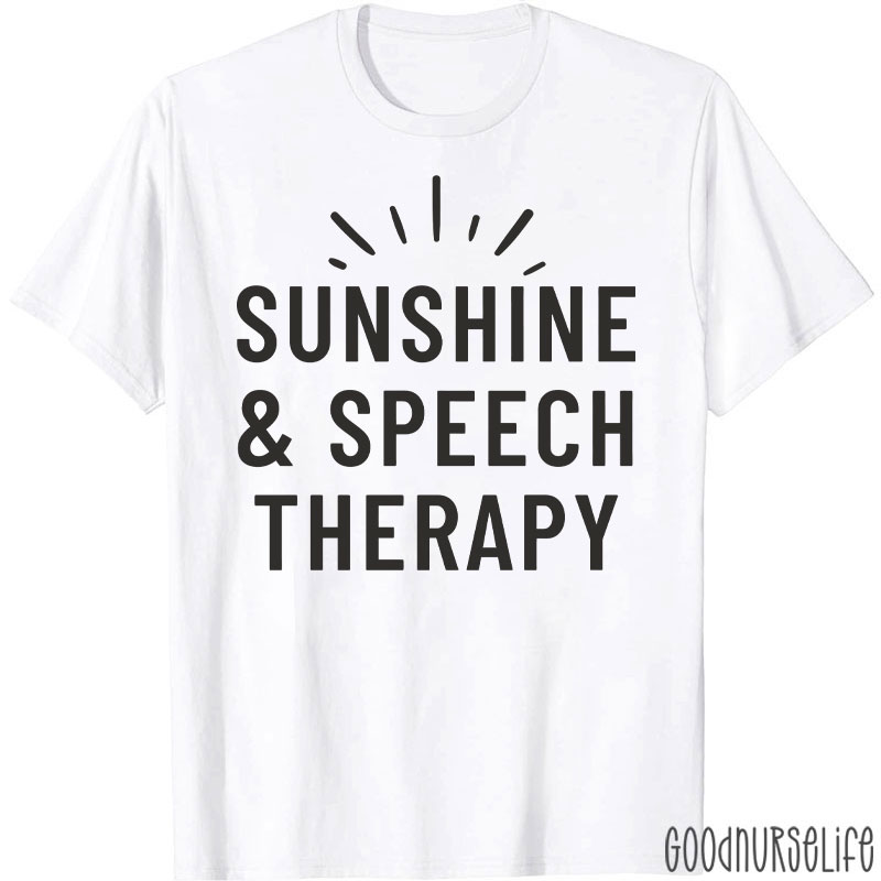 Sunshine & Speech Therapy T-Shirt