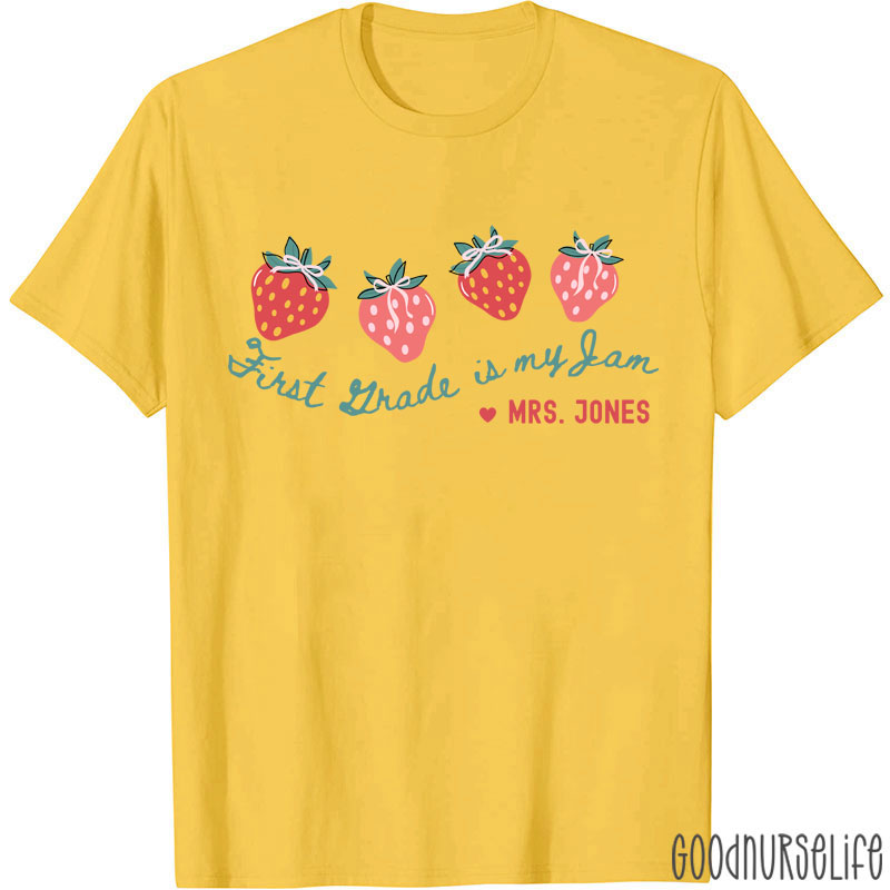 Personalized Nursing Is My Jam T-Shirt