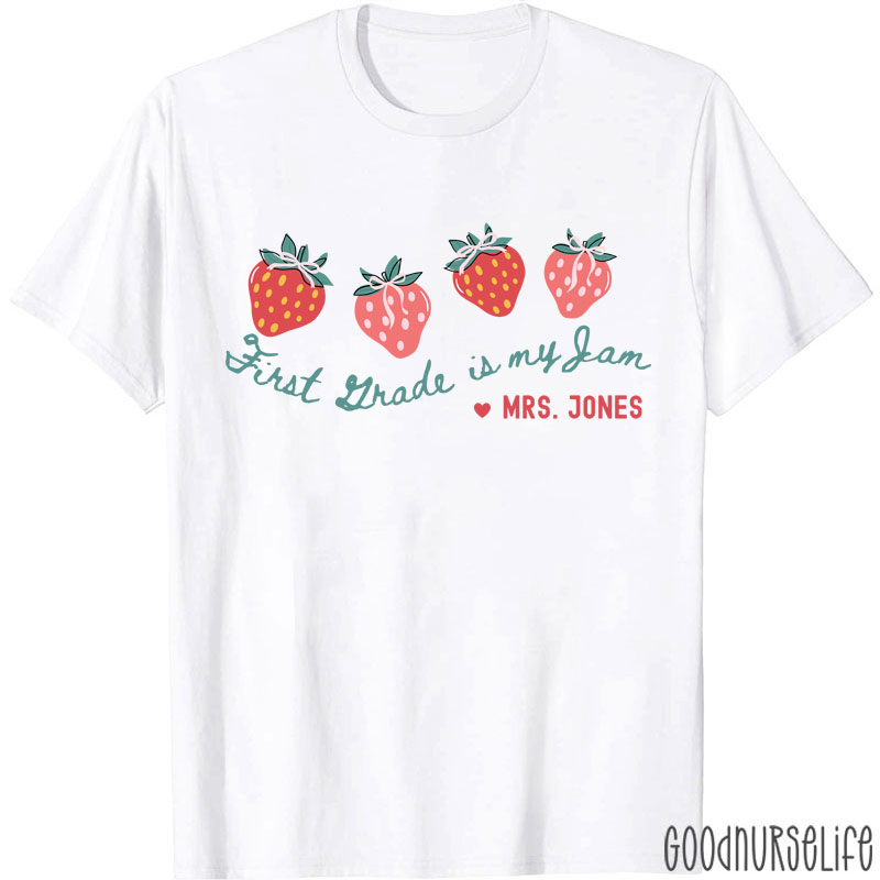 Personalized Nursing Is My Jam T-Shirt