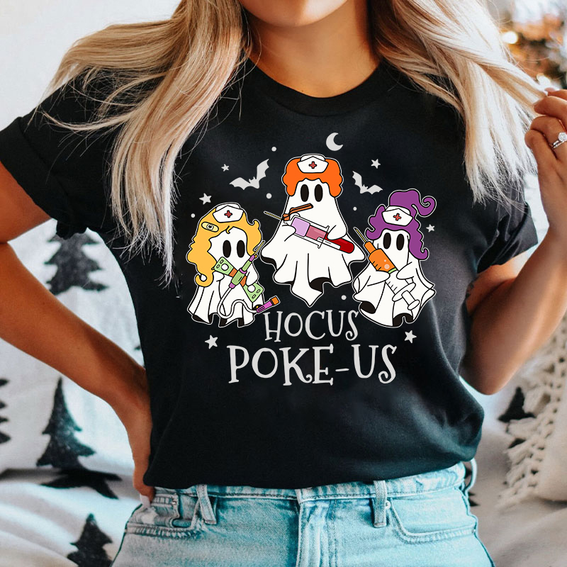 Halloween Laboratory Hocus Poke-Us T-Shirt