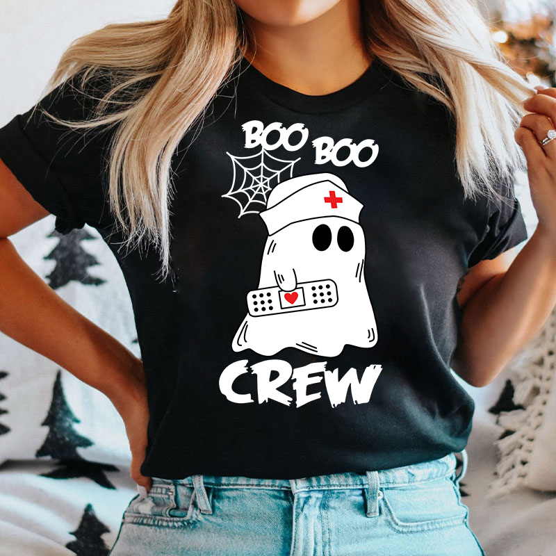 Band-Aid Ghost Healing Nurse T-Shirt