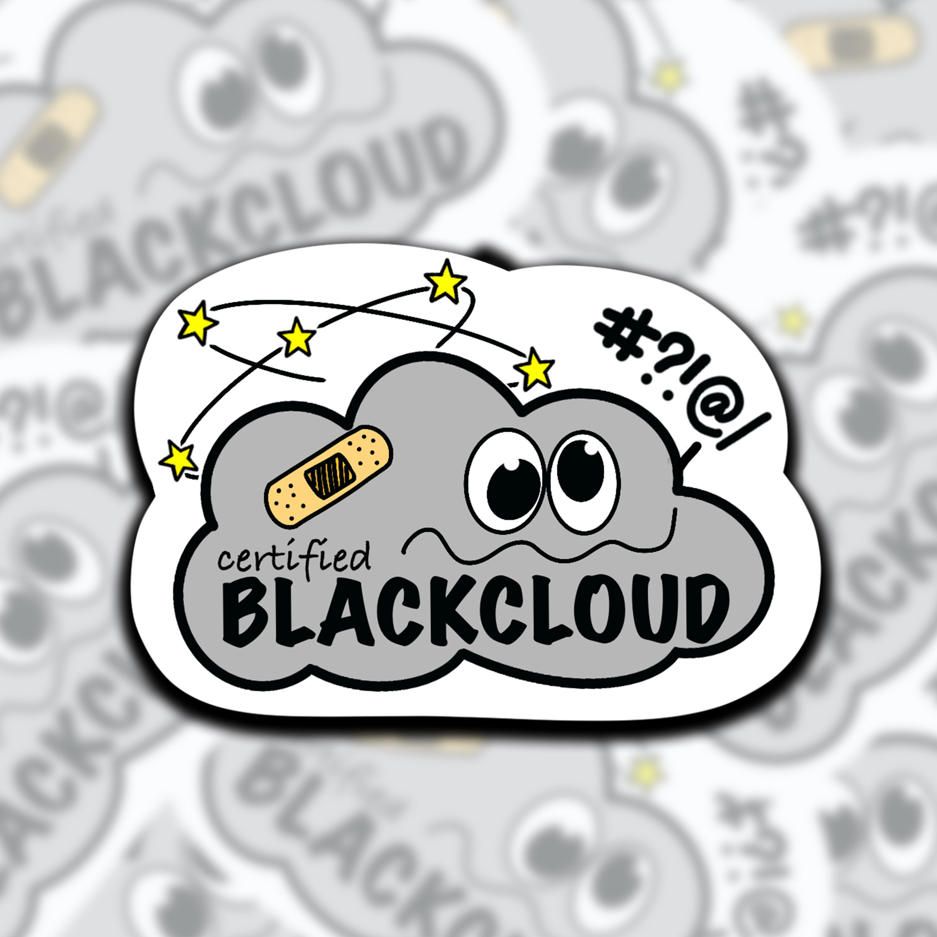 Certified Blackcloud Nurse Stickers