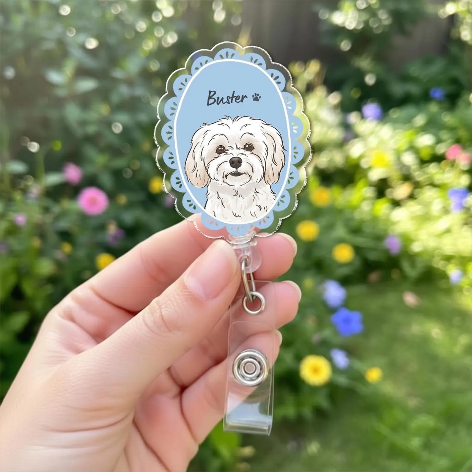 Personalized Pet Photos Badge Reel