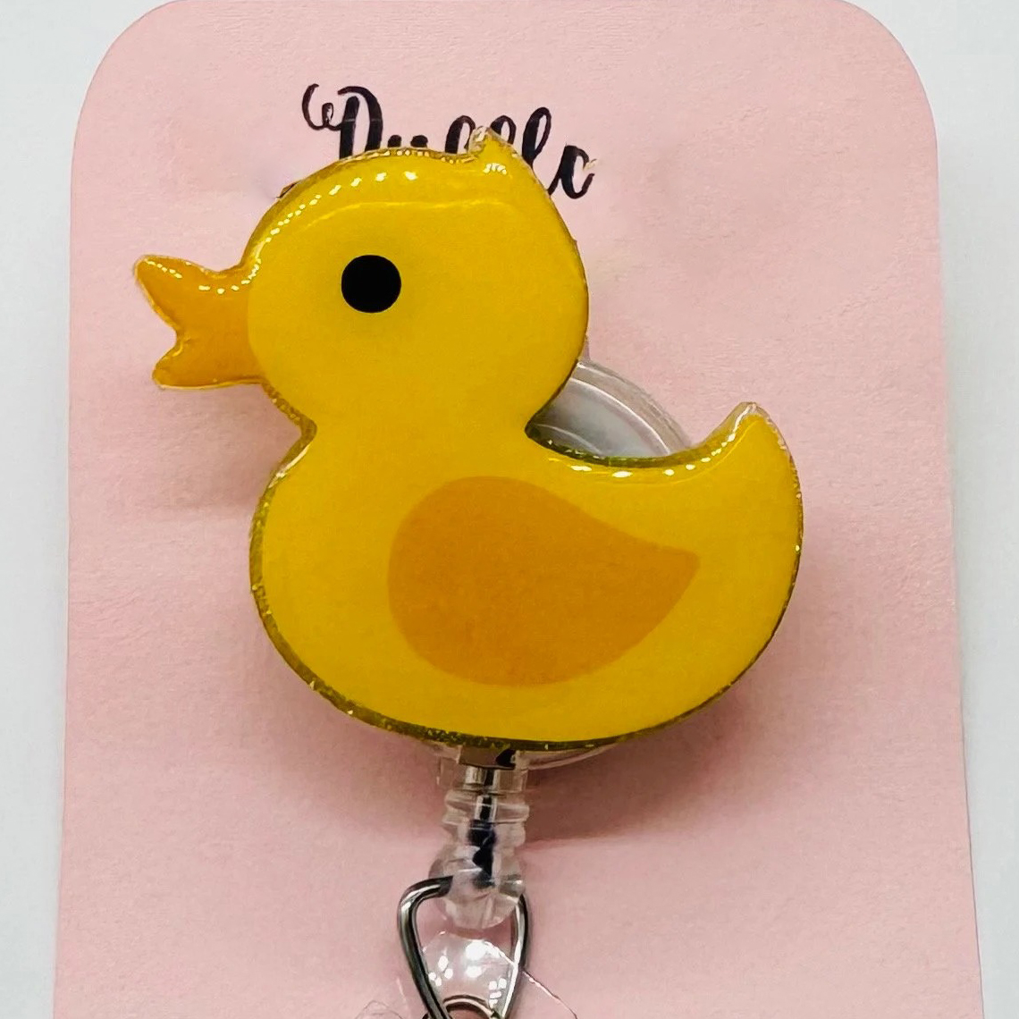 Yellow Duck Badge Reel