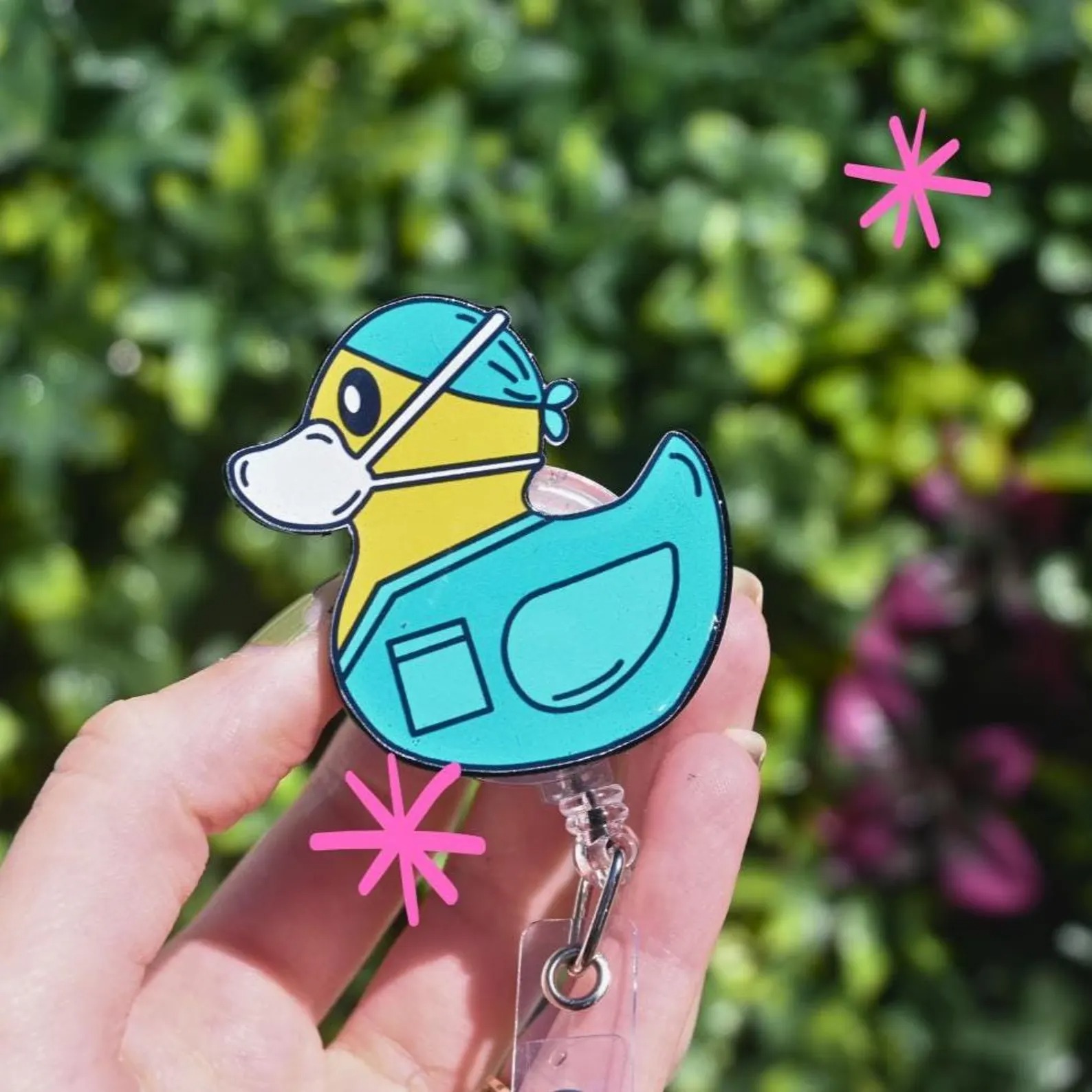 Surgical duck Badge Reel