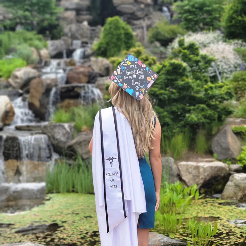 It's A Beautiful Day To Save Lives Nurse Graduation Topper