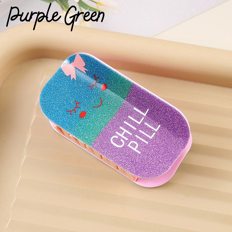  Glitter Chill Pill Hair Pharmacy Claw Clip