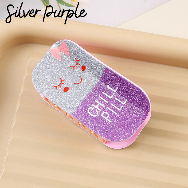  Glitter Chill Pill Hair Pharmacy Claw Clip