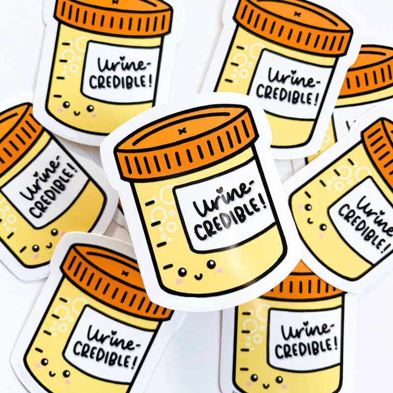 Urine Credible Nurse Stickers