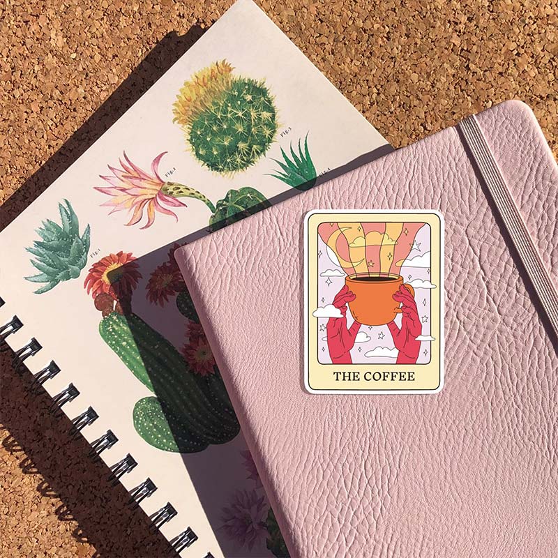The Coffee Tarot Card Stickers