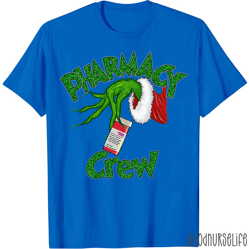 Funny Christmas Pharmacy Crew Nurse T-shirt