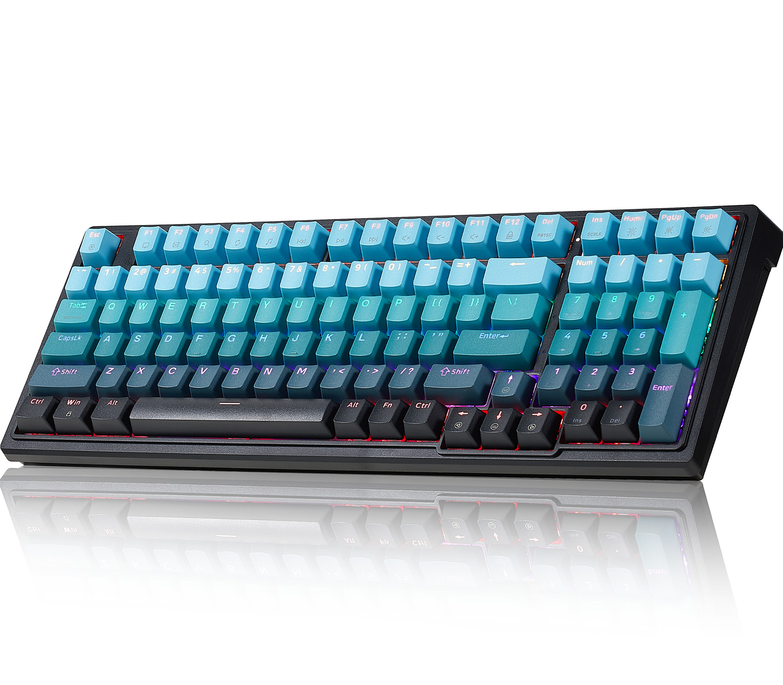 Hexgears M4 Mechanical Keyboard, 96% Gaming Keyboard 99 Keys with Kailh Hot Swappable Switch(Linear)
