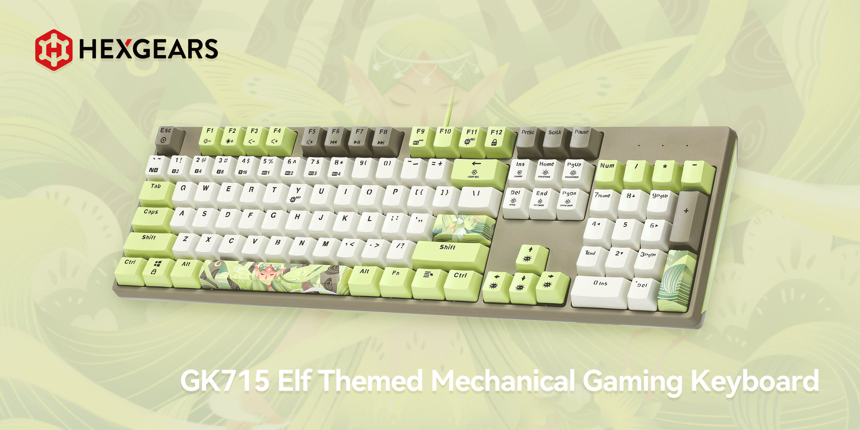 Hexgears GK715 Themed Mechanical Gaming Keyboard