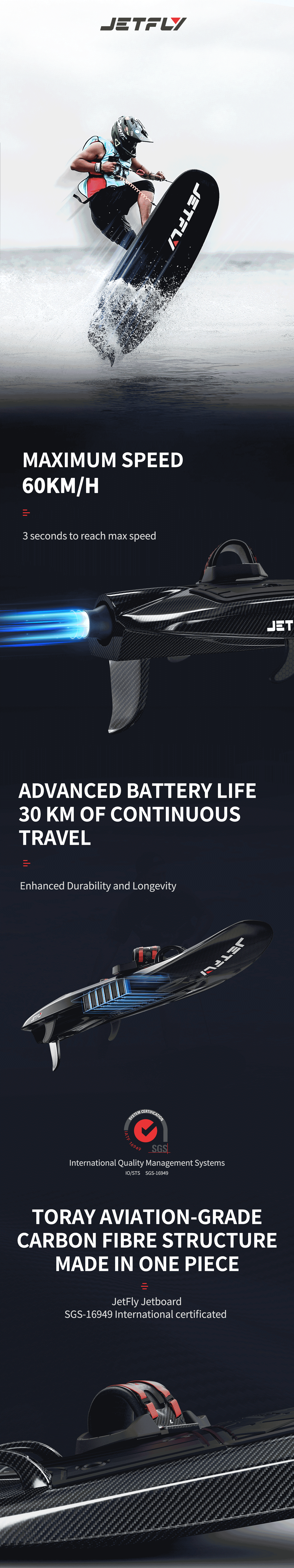 JF01 Electric Surfboard