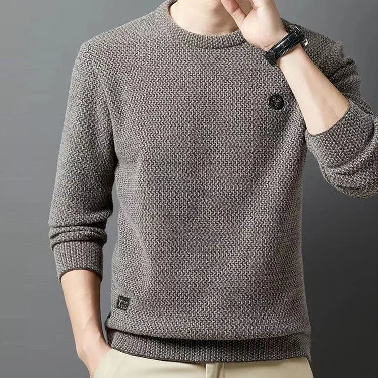 🎁50% OFF-Men's Chunky Knit Letter Sweater